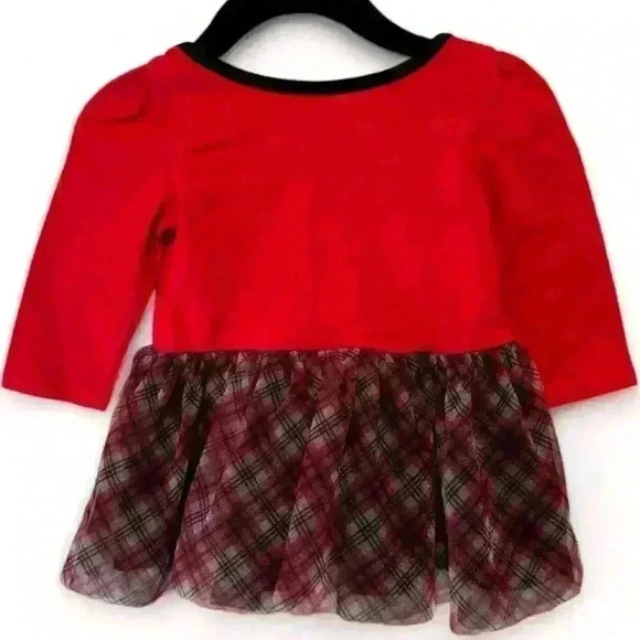 Disney Baby Girls Minnie Mouse Red Tulle Dress 12 months - Picture 2 of 3